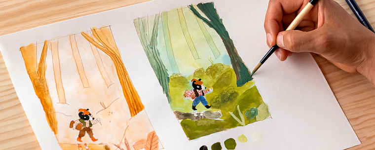 Illustration for Children's Book Covers 