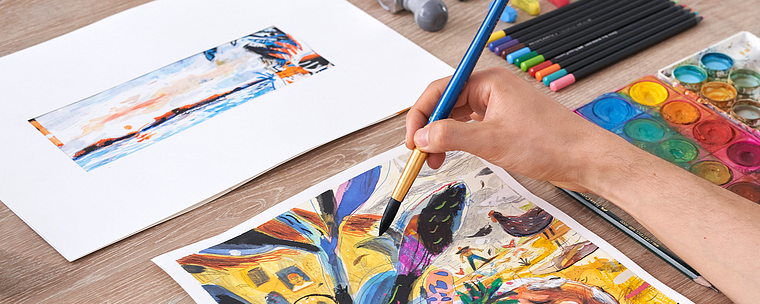 Experimentación gráfica para ilustración artística