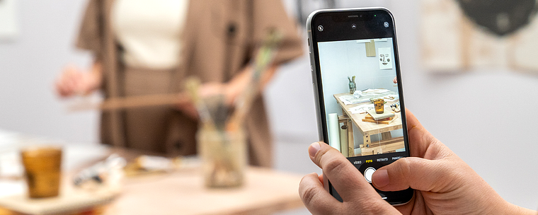Fotografia di interni con smartphone