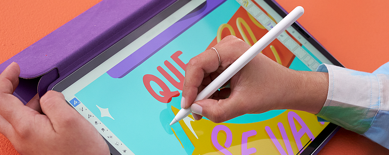 Lettering com Adobe Fresco: cozinhe imagens com letras e palavras