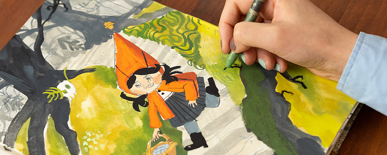 Schetsboektechnieken voor kinderillustraties
