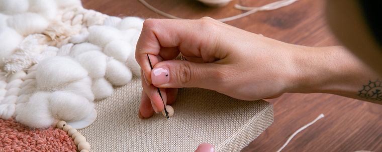 Weaving, Embroidery & Punch Needle: Create a Textile Painting