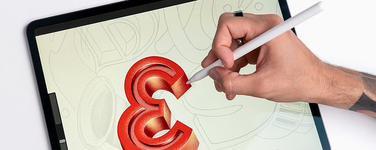 Diseño de letras personalizadas con Procreate