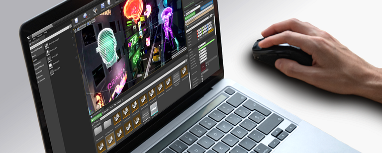 Design de videogames com Unreal Engine: cenário cyberpunk
