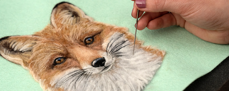 Needle Felting: Paint Portraits with Wool