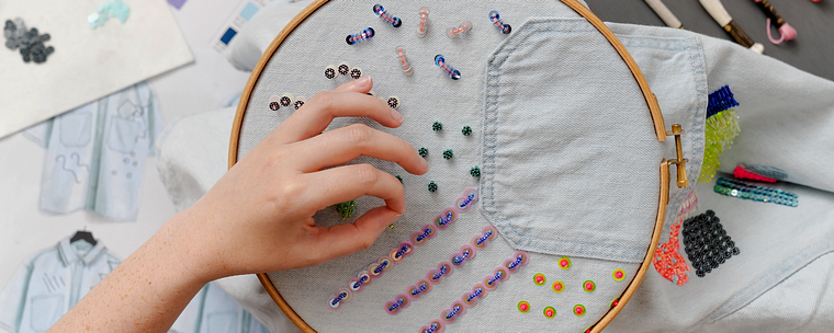 Bordado de moda: customize sua roupa com miçanga