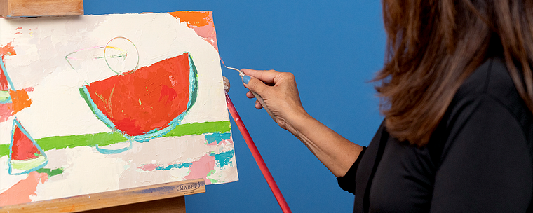 Técnicas expressivas de pintura a óleo