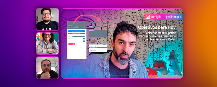 Lavoro da remoto: sessioni creative in videochiamata