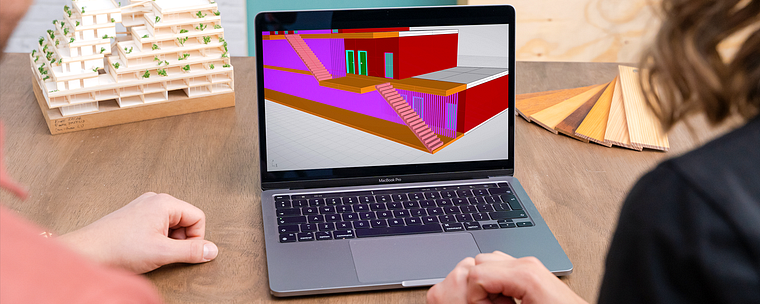 Visualización arquitectónica con estilo en Rhino 3D