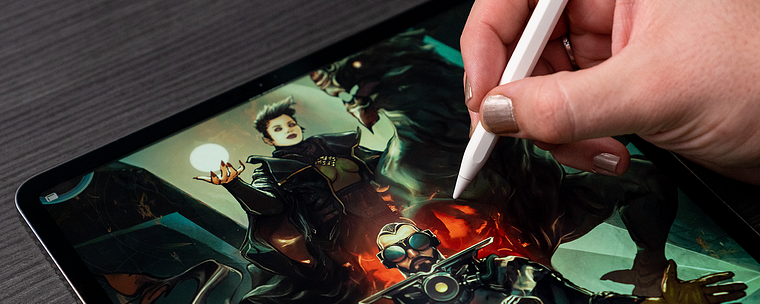 Ilustrație SF și fantasy în Procreate