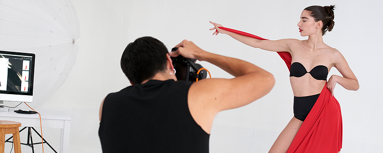 Kreatives Framing für Modefotografie