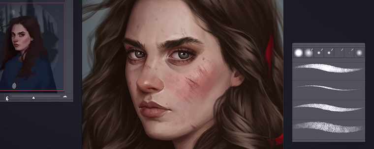 Digital Painting of Characters in Photoshop