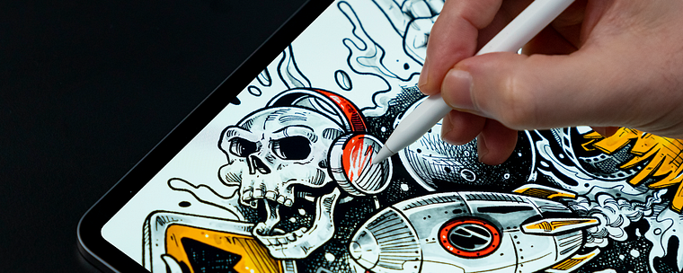 Ilustración con Procreate: composiciones llenas de detalles