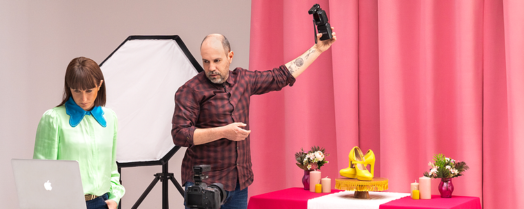 Artdirection und Setdesign für Produktfotografie