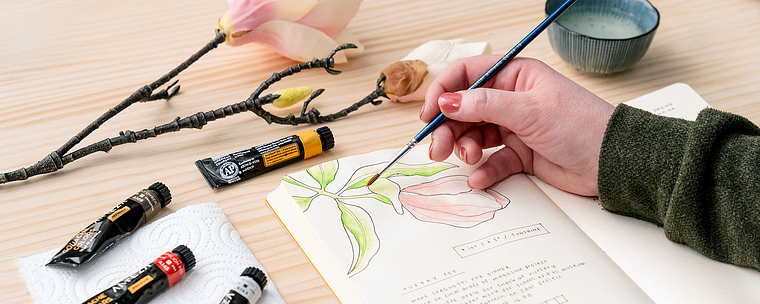 Floral Drawings to Illustrate your Bullet Journal