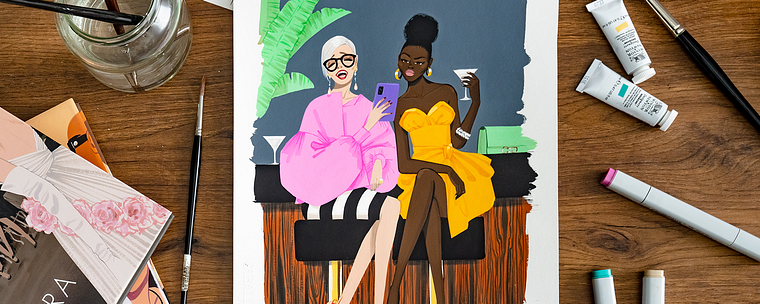 Lifestyle Illustration for Vibrant and Expressive Characters