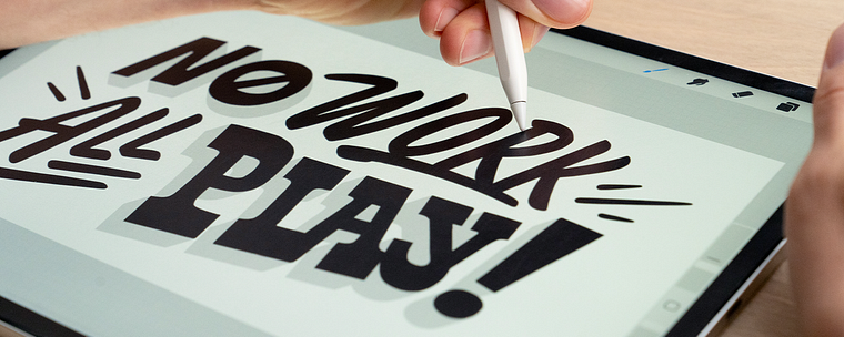 Custom Hand-Lettering for Playful Compositions