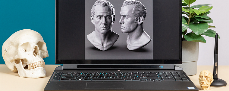 Portrait 3D réaliste avec ZBrush et KeyShot