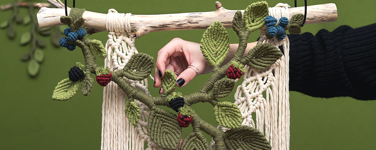 Macramé en 3D: crea tapices botánicos
