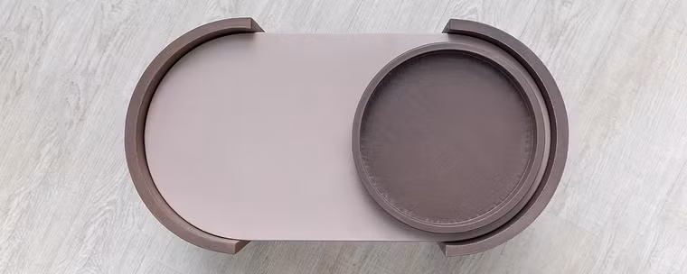 Handwerkliches Möbeldesign mit Beton
