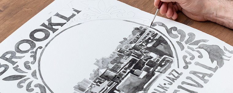 Aquarelltechniken für Grafikdesign