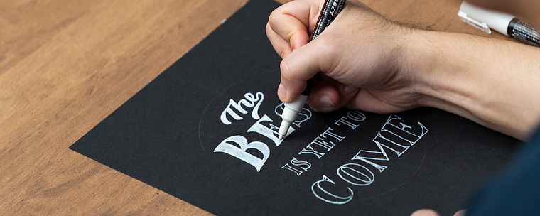 Einstieg ins Handlettering für inspirierende Zitate