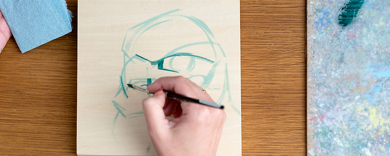 Stylized Acrylic Painting: Explore Color and Shape