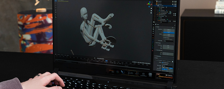 Dynamische Character Animation mit Blender