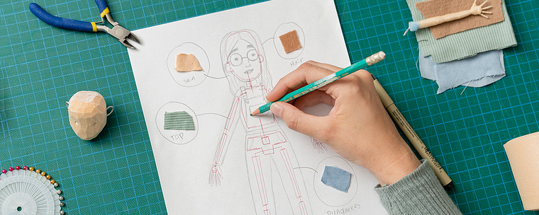 Criação de bonecos para stop motion