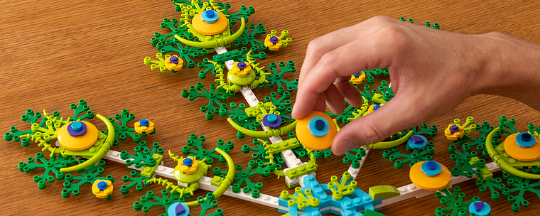 Construction de sculptures réalistes en LEGO