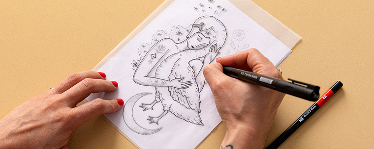 Fine Line Tattoo Design: Symbolism and Magic