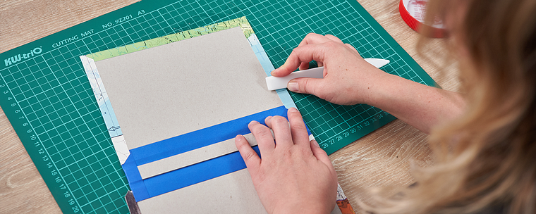 Travel Logbook with French Link Bookbinding