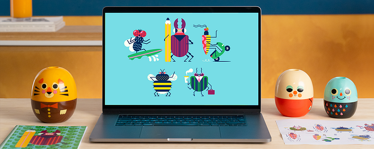 Vector Character Design With Geometric Shapes