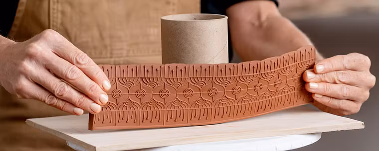 Pembuatan Stempel untuk Tembikar Bertekstur