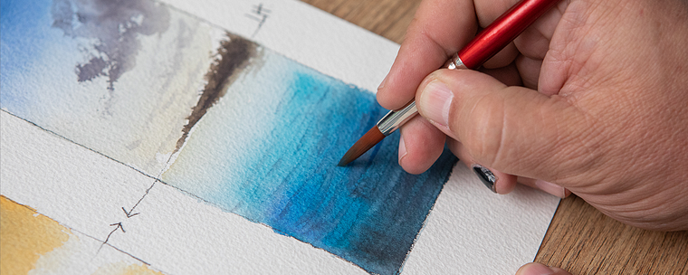 Wasserlandschaften in Aquarell malen