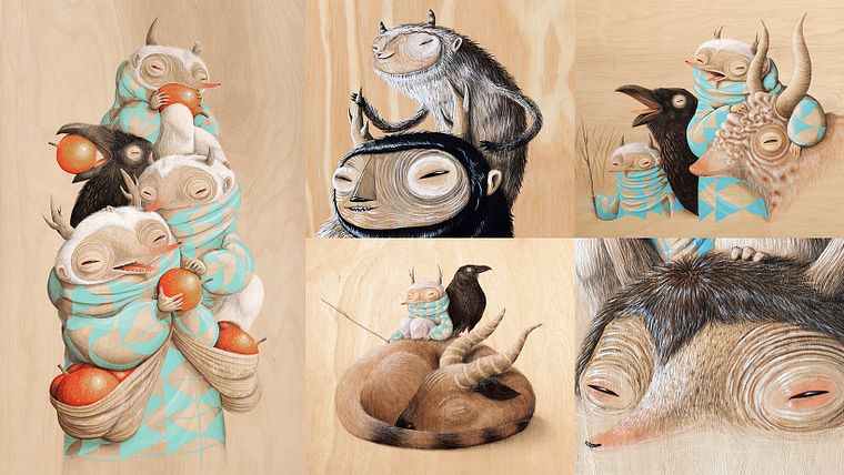 Guided Course: Watercolor on Wood