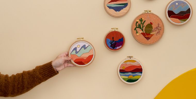 Geführter Kurs: Erstellen Sie atemberaubende Buntglas -Stickelandschaften
