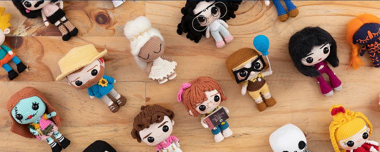 Spécialisation dans la conception et la création de Crochet Amigurumis