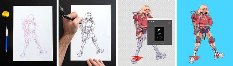 Guided Course: Futuristic Character Design and Illustration Techniques