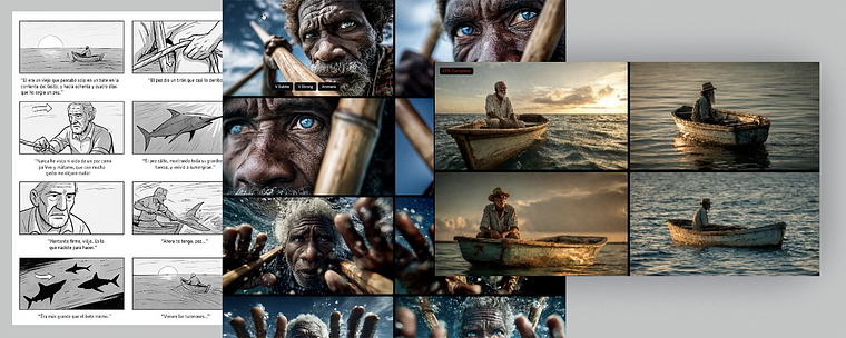 Visual Design: Storyboards and Concept with Artificial Intelligence