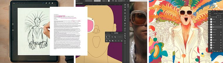 Curso guiado: Ilustración creativa en Photoshop a partir de historias escritas