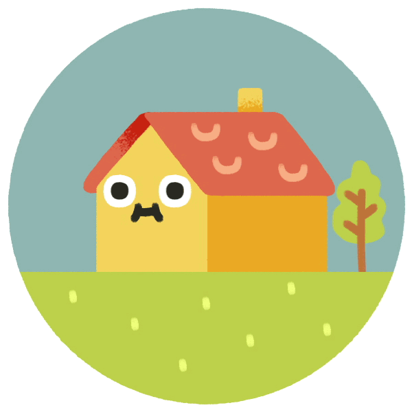 Casa alegre - Gif animado | Domestika