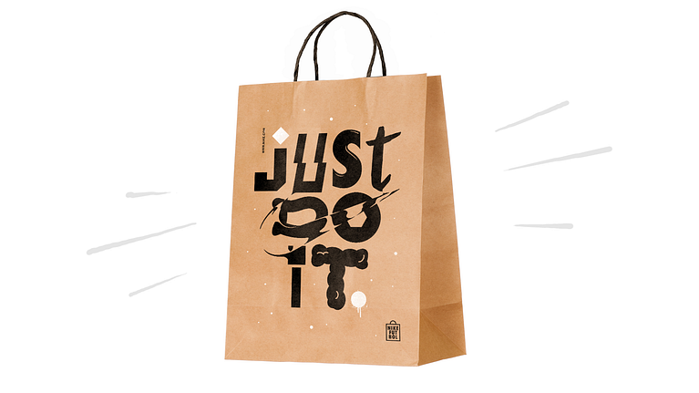 paper bag nike original