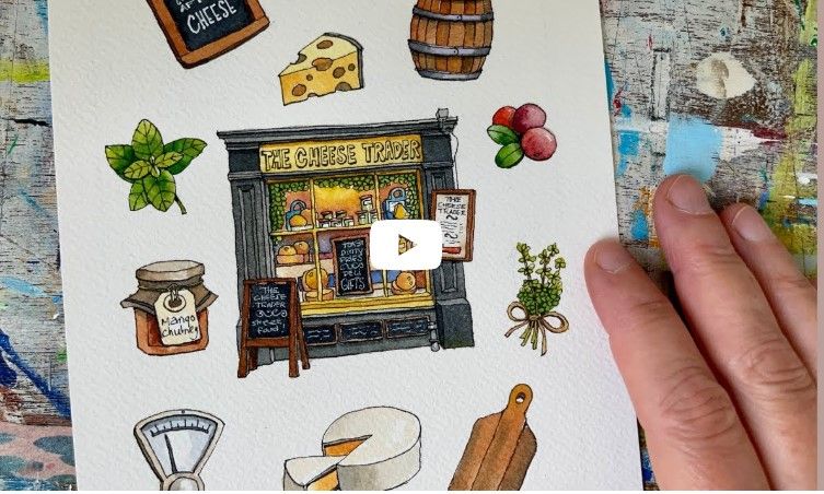 Master Urban Watercolor: Urban Anna's Course by Urban Anna