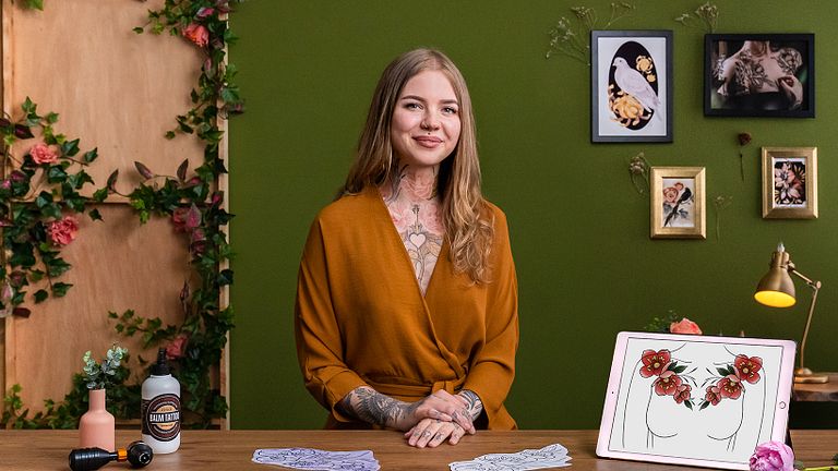 Botanical Tattoo Design with Procreate | Jen Tonic by Jen Tonic