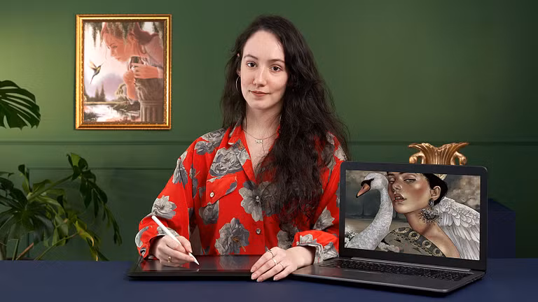 Digital Painting: Female Fantasy Portraits | Fernanda Maya by Fernanda Maya