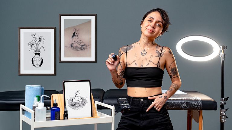 Step-by-Step Fine Line Tattooing: Lucia Serrano by Lucia Serrano