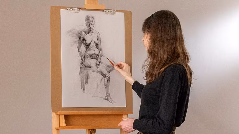 Fundamentals of Figure Drawing with Charcoal | Mildred Hankinson by Mildred Hankinson
