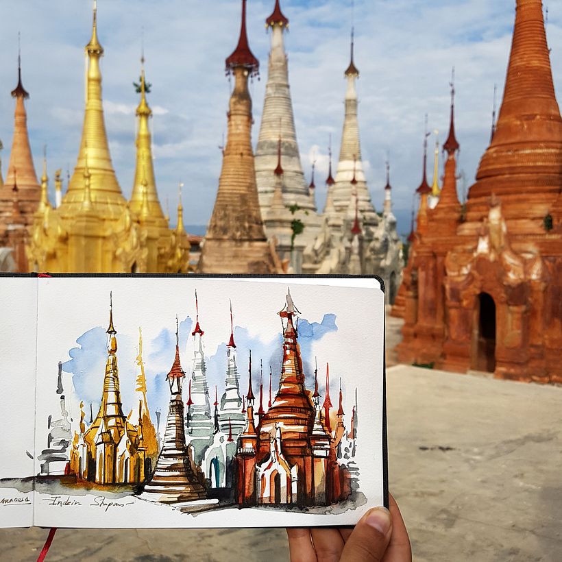 Travel Memories in Watercolor: Create with Alicia by Alicia Aradilla