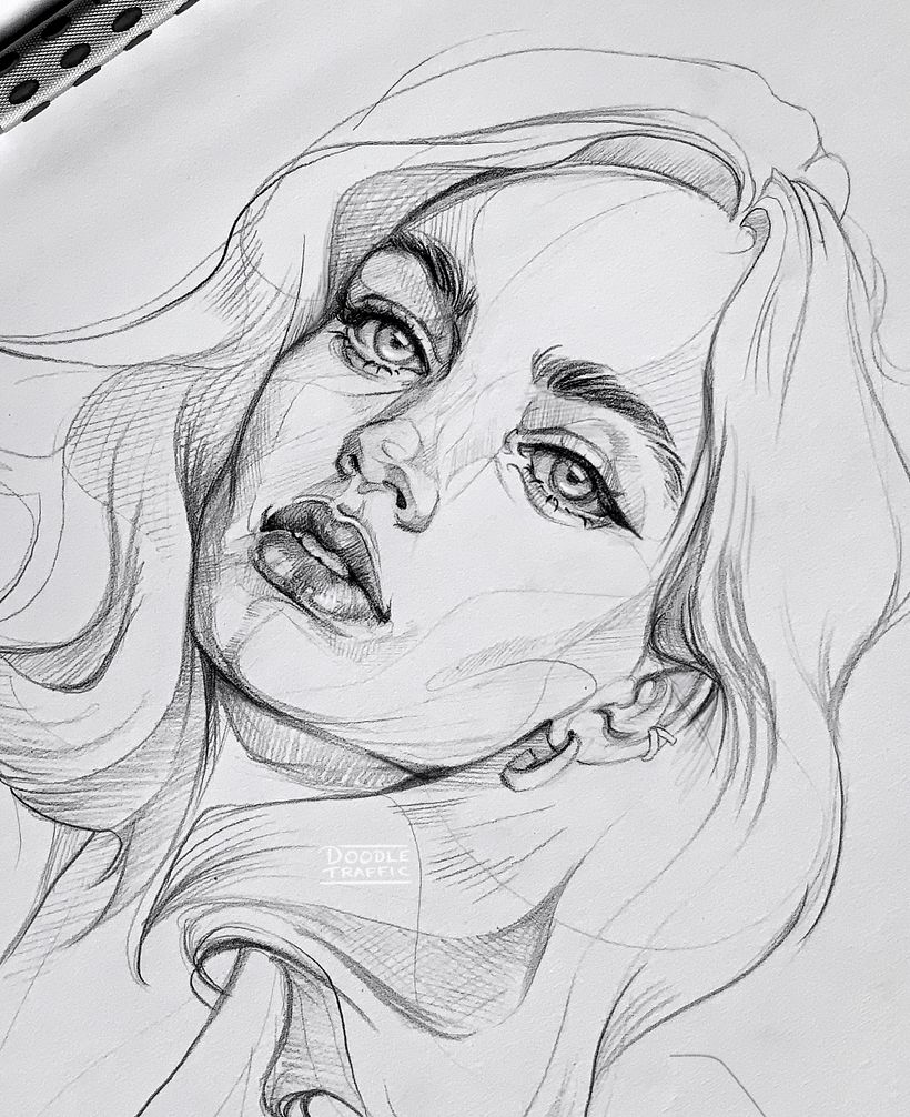 Capturing Personality Through Sketching | Gabriela Niko by Gabriela Niko